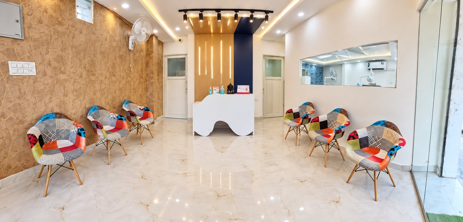 The Dental Fit reception and waiting area